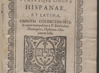 Thesaurus utriusque linguae hispaniae et latinae /| Reprod. digital.