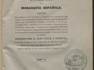 Diccionario histórico, genealógico y heráldico de las familias ilustres de la monarquía española ... /| Reprod. digital.