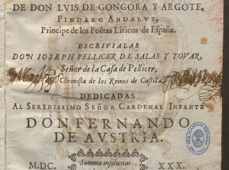 Lecciones solemnes a las obras de Don Luis de Gongora y Argote ... /| Reprod. digital.