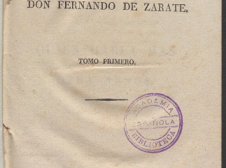 Comedias escojidas [sic] de Don Fernando de Zarate :| tomo primero.| Quien habla mas obra menos, p. 
