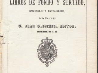 Catálogo general de los libros de fondo y surtido, nacionales y extranjeros, de la librería de D. Ju