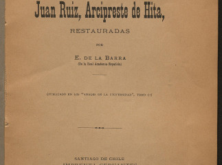 Las fábulas de Juan Ruiz, Arcipreste de Hita /| Reprod. digital.