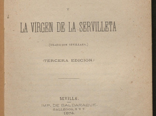 Poesias liricas y La Virgen de la Servilleta| : tradicion sevillana /| Reprod. digital.