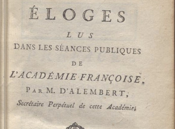Éloges lus dans les séances publiques de l´Academie Françoise /| Reprod. digital.