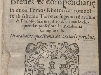 Tabulae breues & compendiari[a]e in duos tomos Rhetoricae /| Tabulae breves et compendiariae in duos tomos Rhetoricae.| Reprod. digital.