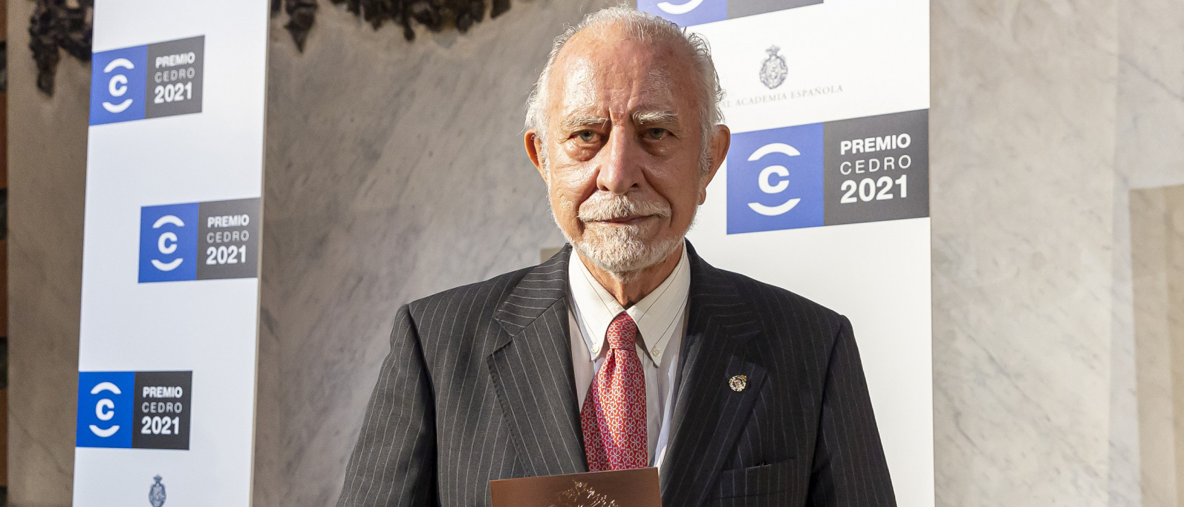 José María Merino, Premio Cedro 2021 (© CEDRO. Autor: P. Moreno)