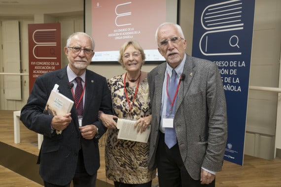 José María Merino, Soledad Puértolas y Luis Mateo Díez en el XVI Congreso de la ASALE