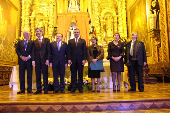 Presentación del «Diccionario panhispánico del español jurídico» en Quito.