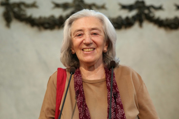 La académica Clara Janés, distinguida con el IX Premio José Luis Sampedro.