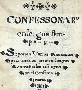 Confesionario en lengua pampanga. Ms. 162