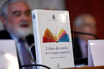 Imagen de la presentación del 'Libro de estilo de la lengua española', EFE