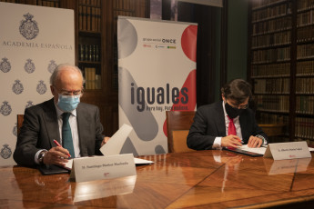 Convenio entre la Fundación pro-Real Academia Española y Fundación ONCE