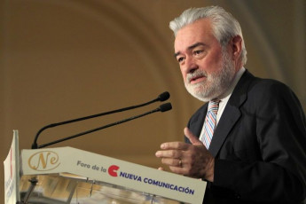 Darío Villanueva en el Foro de la Nueva Comunicación. Foto: Marta Jara.