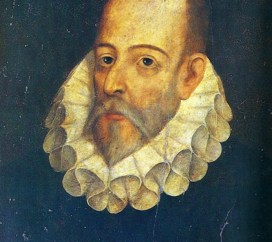 Falso retrato de Cervantes atribuido erróneamente a Juan de Jáuregui, donado a la RAE en 1911.