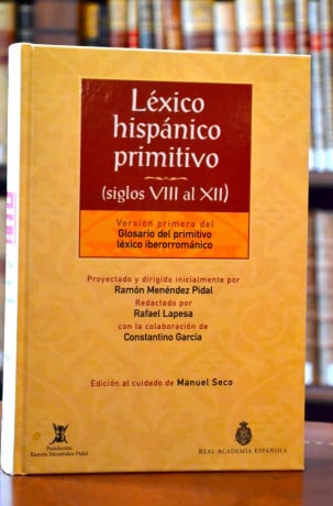 Portada de la obra «Léxico hispánico primitivo (siglos VIII al XII)», 2003