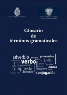 Cubierta del Glosario de términos gramaticales.