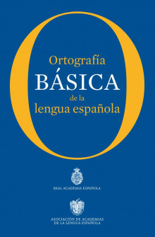 Portada de la «Ortografía básica de la lengua española», 2012
