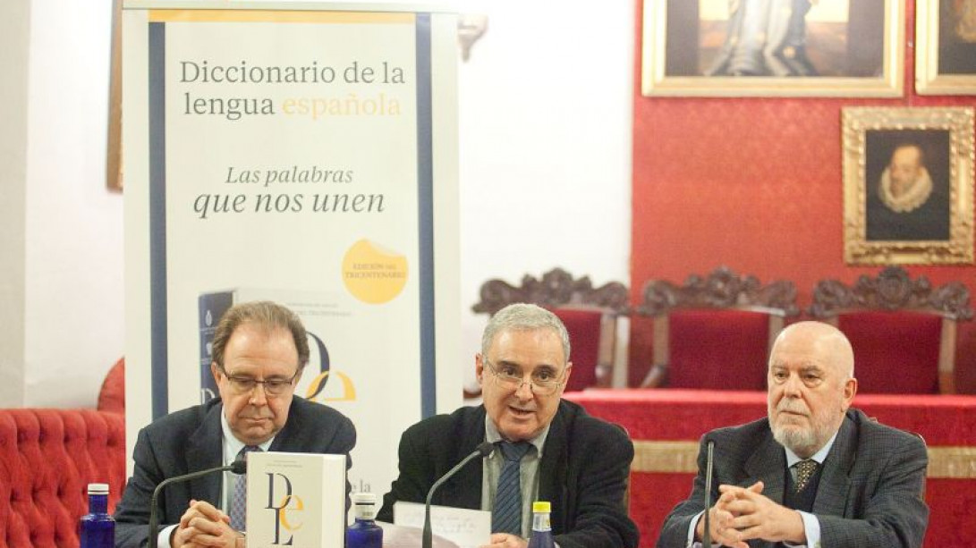 Presentación del «Diccionario de la lengua española» en la Real Academia Sevillana de las Buenas Letras.