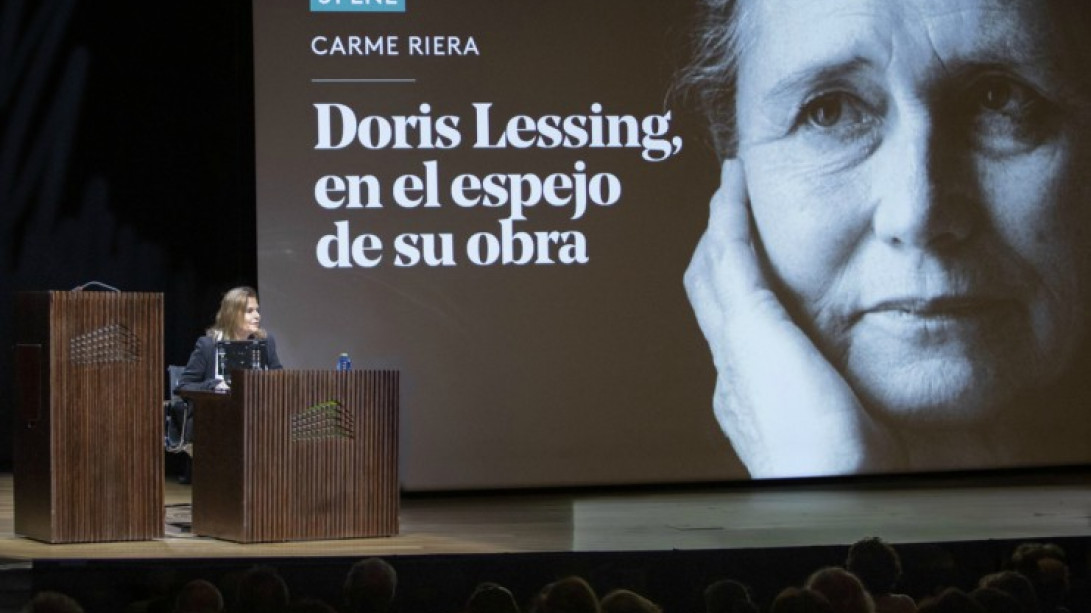 La conferencia de Carme Riera estuvo dedicada a la escritora británica Doris Lessing. Foto: Fundación March.
