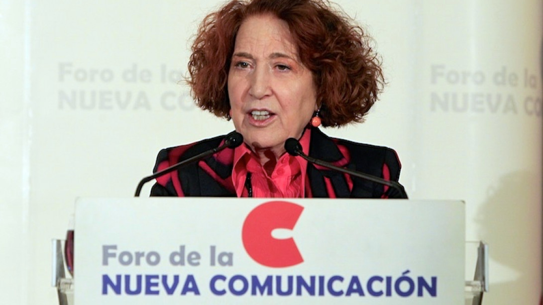 Carmen Iglesias durante su presentación de Darío Villanueva. Foto: Marta Jara.