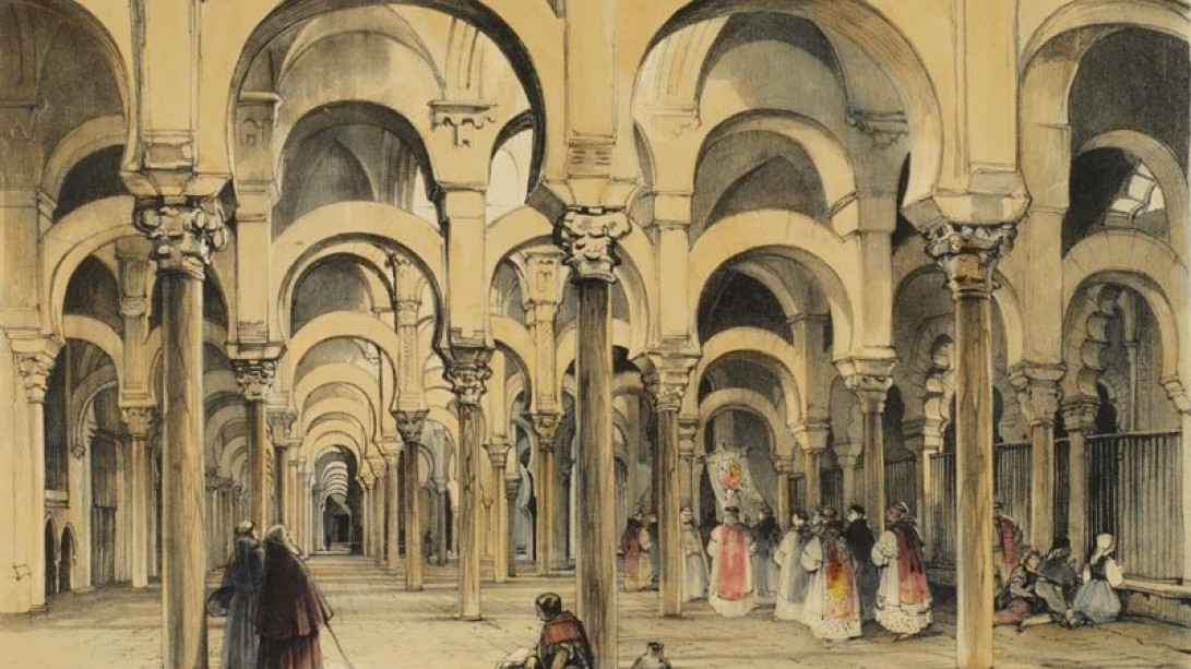 Mezquita de Córdoba, 1836. Autor: John Frederick Lewis.
