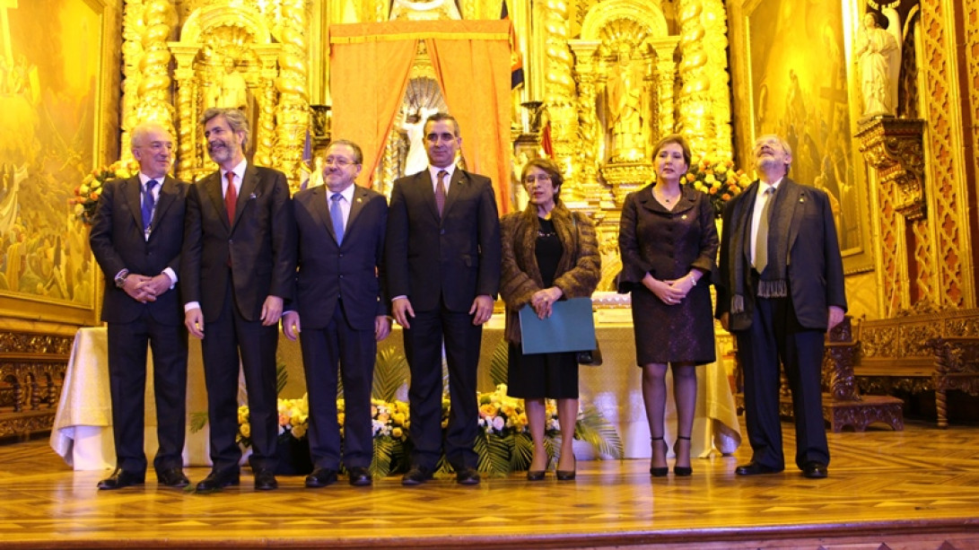 Presentación del «Diccionario panhispánico del español jurídico» en Quito.