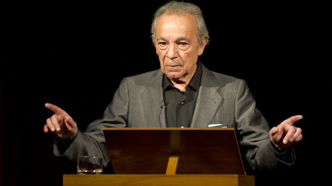José Luis Gómez durante la representación. Foto: Daniel Alonso CDT.