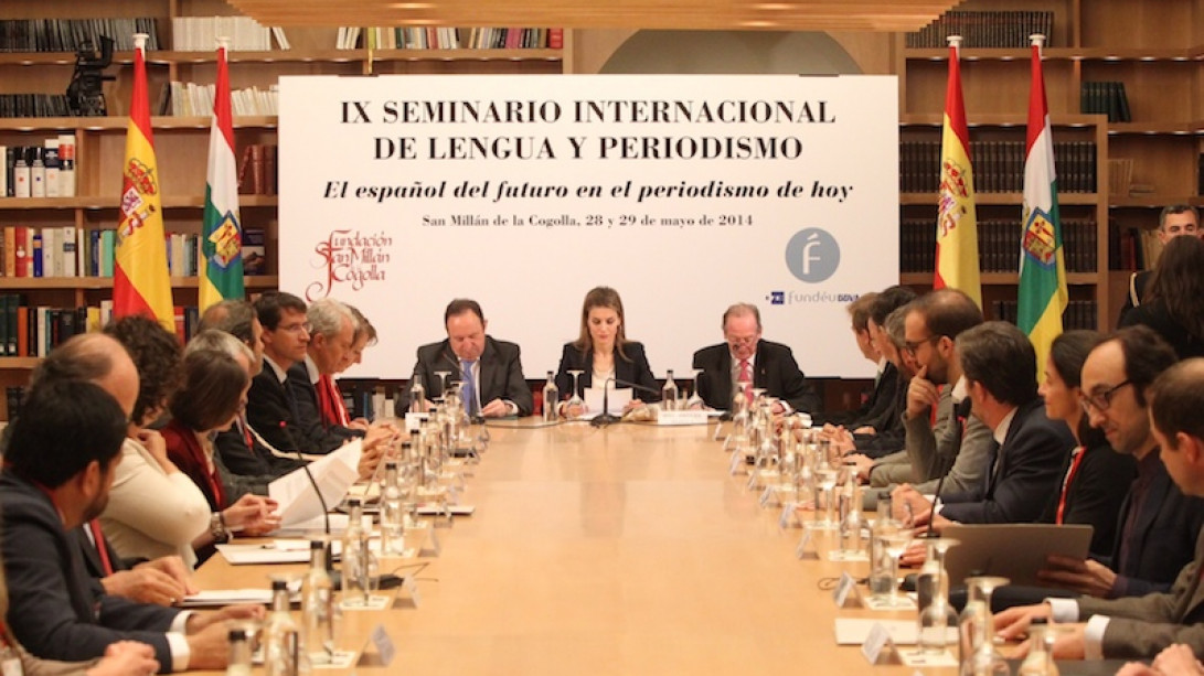 Sesión inaugural del seminario, en San Millán de la Cogolla.