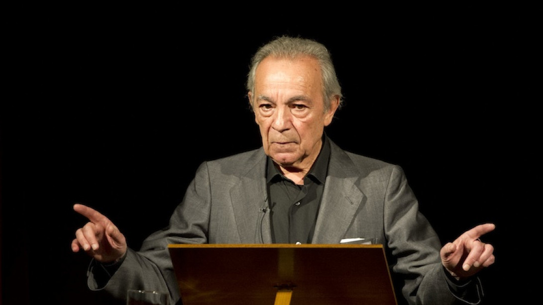 José Luis Gómez, académico, actor y director teatral. Foto: Daniel Alonso, CDT.