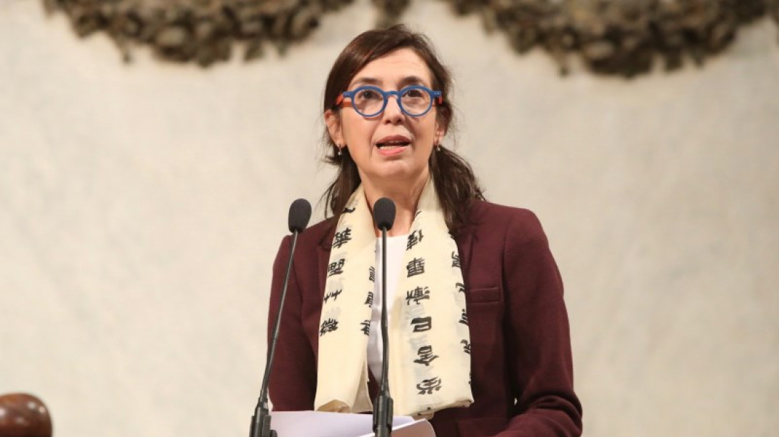 Inés Fernández-Ordóñez ha hablado sobre «Ramón Menéndez Pidal y la historia de la lengua española».