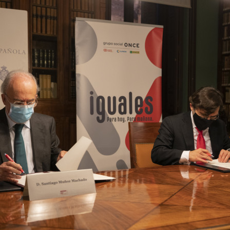 Convenio entre la Fundación pro-Real Academia Española y Fundación ONCE