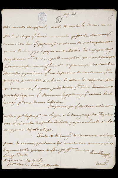 Carta de Jovellanos (1790-1797), hoja 5